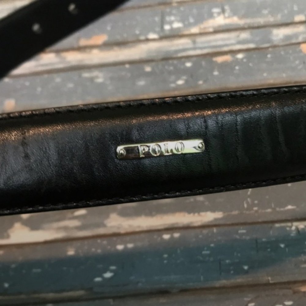 🔥 Polo by Ralph Lauren men’s 32/80 black belt